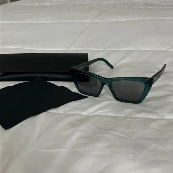 Saint Laurent | Accessories | Saint Laurent Black And Teal 